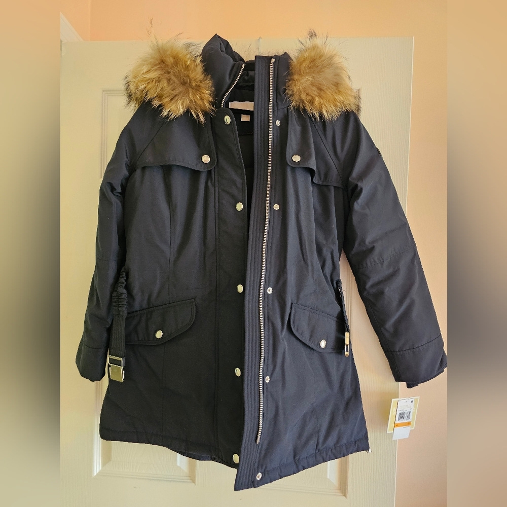 MK real fur down jacket new